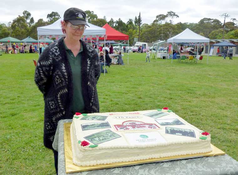 175th Cake baked by Nancy Bradbury